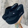 Tommy Hilfiger Platform Wedge Sandals