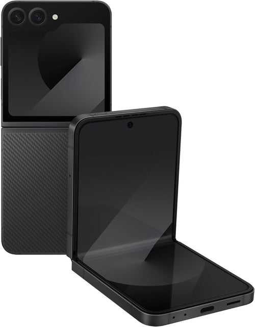 Samsung Galaxy Z Flip6, 256GB, Crafted Black - Unlocked (Renewed)