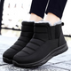 Women's Boots 2025 Trend Winter Shoes For Woman Winter Boots Ankle Low Heels Botas Mujer Waterproof Snow Boots With Fur Shoes